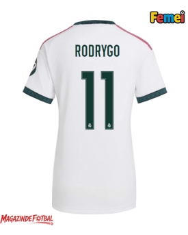 Real Madrid Rodrygo Goes #11 Tricou Fotbal Replică 2026-27 Femei Acasa